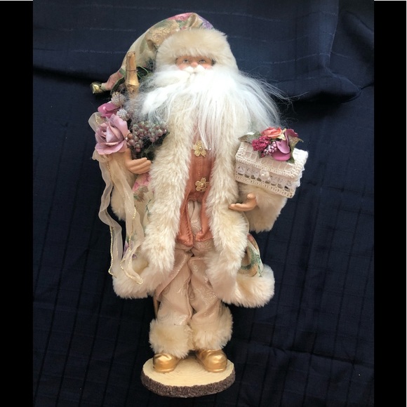 Pastel Floral Santa - Picture 2 of 6